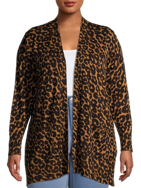 plus size leopard print sweater.